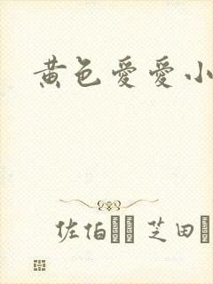 黄色爱爱小说
