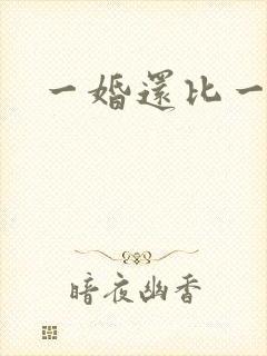 一婚还比一婚高