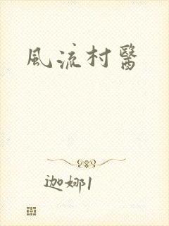 风流村医封面