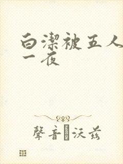 白洁被五人糟蹋一夜封面