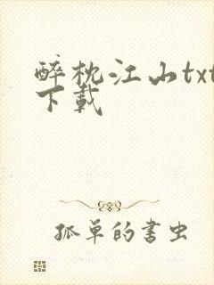 醉枕江山txt下载封面