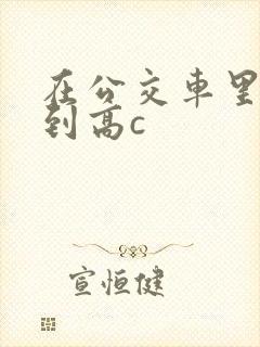 在公交车里c弄到高c