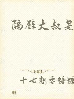 隔壁大叔是饿狼封面