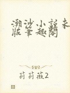 潮沙小说未删减版笔趣阁封面