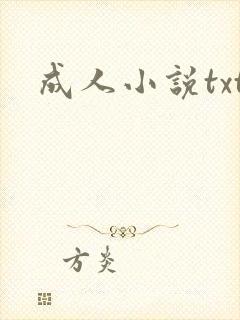 成人小说txt