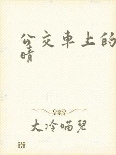 公交车上的诗请晴封面