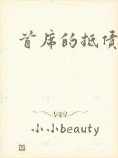 首席的抵债新娘封面