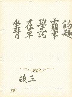 坐在学霸的鸡上背单词笔趣阁