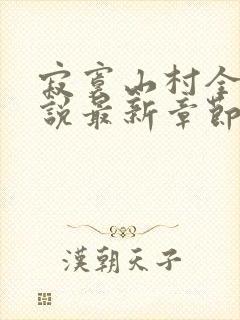 寂寞山村全部小说最新章节封面