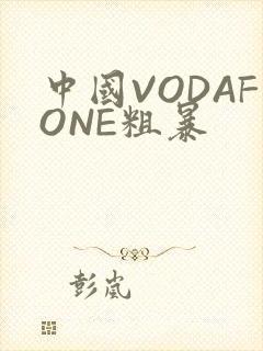 中国VODAFONE粗暴封面