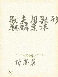 兽夫用兽形播种麒麟叶沫封面