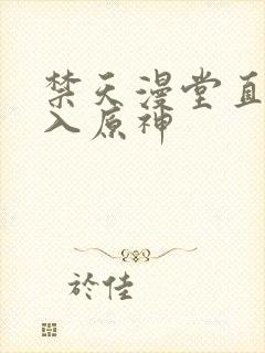 禁天漫堂直接进入原神