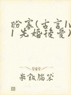 盼寡(古言1v1 先婚后爱)荔枝好多封面