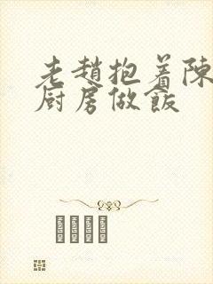 老赵抱着陈婷在厨房做饭