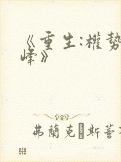 《重生:权势巅峰》