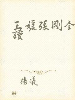 王媛张刚全文阅读封面