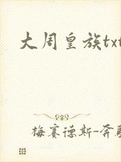 大周皇族txt