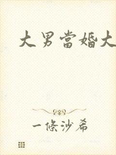 大男当婚大结局
