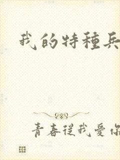 我的特种兵男友