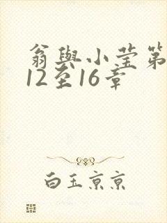 翁与小莹第十部12至16章