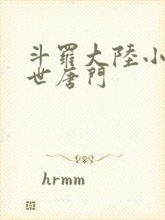 斗罗大陆小说绝世唐门