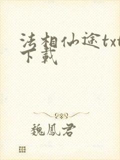 法相仙途txt下载封面