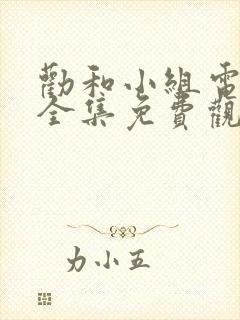 劝和小组电视剧全集免费观看