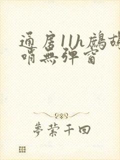 通房11h鹧鸪哨无弹窗