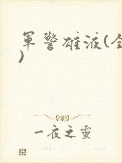 军警雄液(全篇)封面