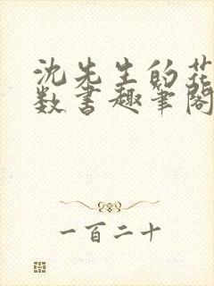 沈先生的花式调数书趣笔阁