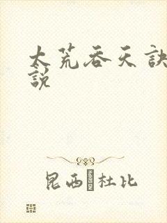太荒吞天诀 小说