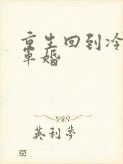 重生回到冷战前军婚封面