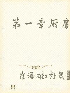 第一章厨房春潮