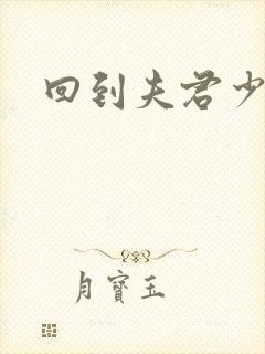 回到夫君少年时