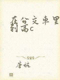 在公交车里c弄到高c