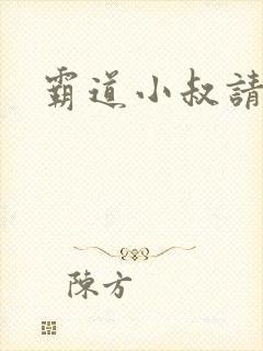 霸道小叔请轻撩