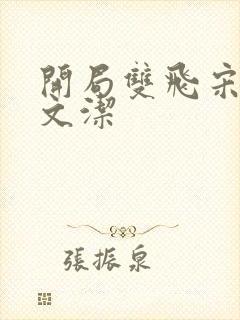 开局双飞宋倩董文洁封面