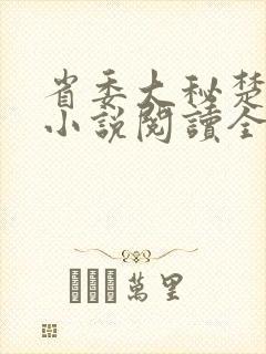 省委大秘楚东恒小说阅读全文