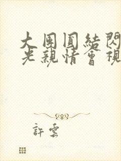 大团圆结闪闪发光亲情会视频