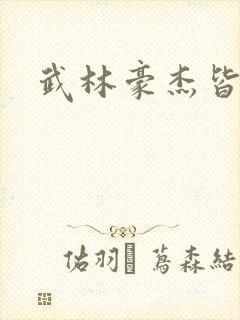 武林豪杰皆我奴