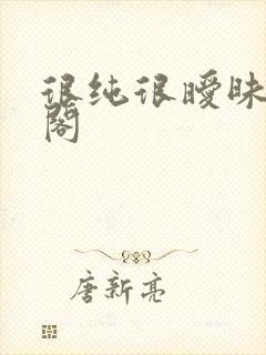 很纯很暧昧笔趣阁封面