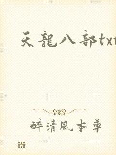天龙八部txt封面
