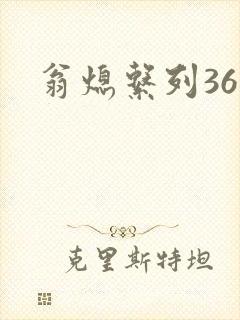 翁熄系列36章封面