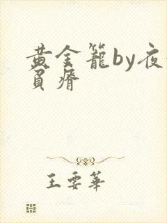 黄金笼by夜很贫瘠封面