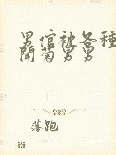 男倌被各种玉势开菊男男封面