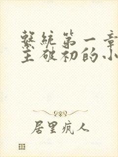 系统第一章给宿主破初的小说