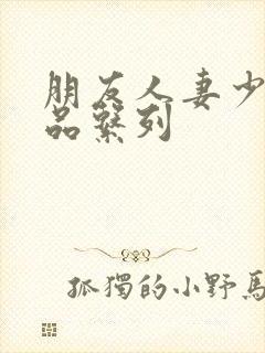 朋友人妻少妇精品系列封面