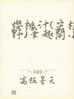 樱桃汁(宋枝江野)笔趣阁小说