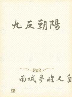 九反朝阳封面