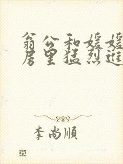 翁公和媛媛在厨房里猛烈进出